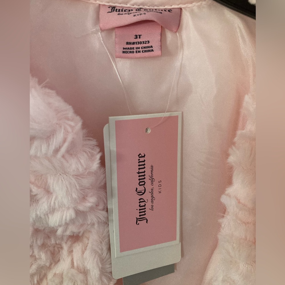 ππ NEW Juicy Couture Toddler Fur Coat ππ - Picture 6 of 7